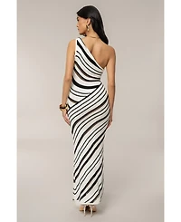 Jluxlabel Women's Sanibel Ruched Maxi Knit Dress