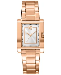 Dkny Women's Westside Midi Rose Gold-Tone Stainless Steel Bracelet Watch, 34mm