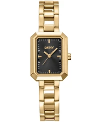 Dkny Women's Uptown Gold-Tone Stainless Steel Bracelet Watch, 36mm