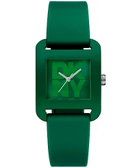 Dkny Women's City Sport Dark Silicone Strap Watch