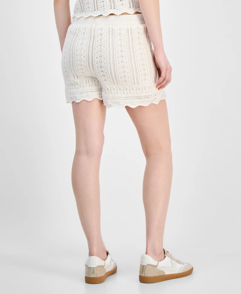 And Now This Women's Crochet Shorts