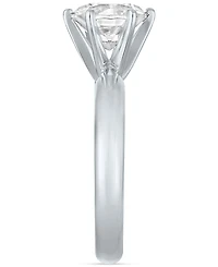Gia Certified Diamond Solitaire Engagement Ring (1-1/2 ct. t.w.) in 14k White Gold