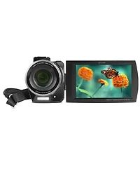 Minolta MN4K100Z 28MP 4K Ultra Hd 3.5" Touchscreen Night Vision Camcorder, Black