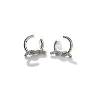 Sohi Women's Knot Stud Earrings