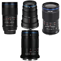 Venus Laowa 25mm, 65mm, 100mm f/2.8 and 85mm f/5.6 Ultra Macro 4-Lens Kit for Sony Fe
