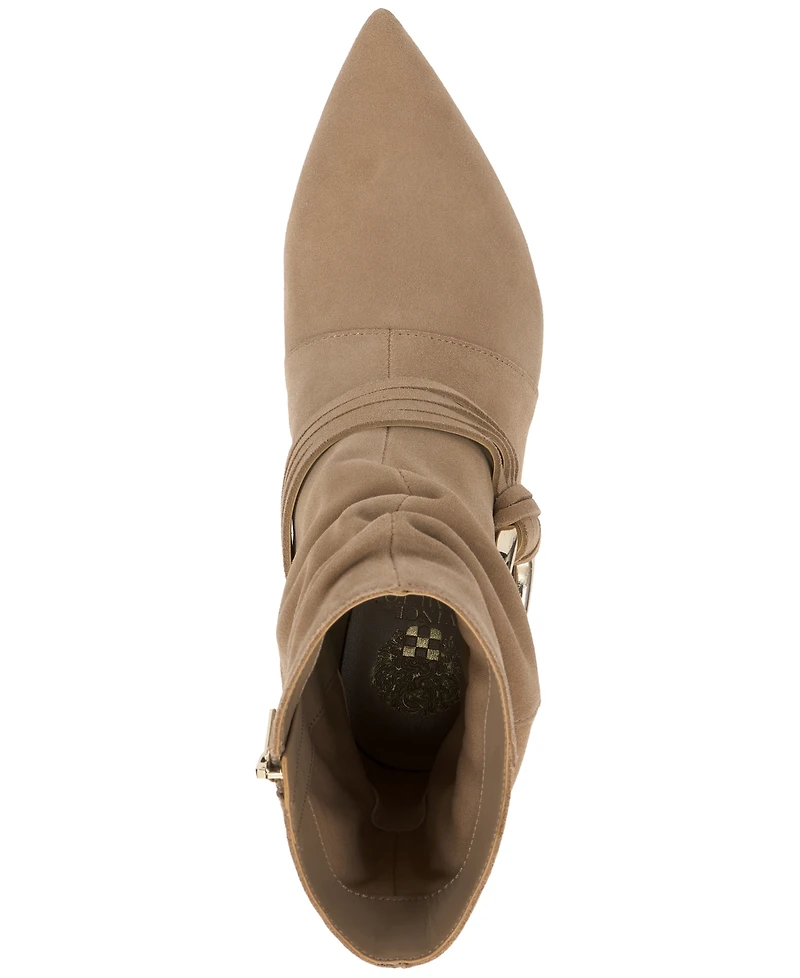 Vince Camuto Women's Kirpa Slouch Embellished Mid-Heel Dress Booties