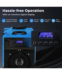 190 Ppd Commercial Dehumidifier Rotational Molded Industrial with Pump