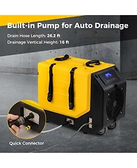 190 Ppd Commercial Dehumidifier Rotational Molded Industrial Dehumidifier with Pump