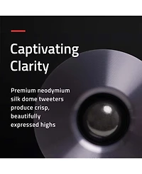 Fluance Reference Surround Sound Home Theater 5.0 Channel Speaker System including 3-Way Floorstanding Floorstanding Towers, Center Channel, and Rear