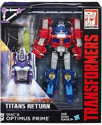 Optimus Prime and Diac Voyager Class | Transformers Generations Titans Return