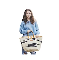Balance Peace Handmade Sisal Straw Basket Tote Bag