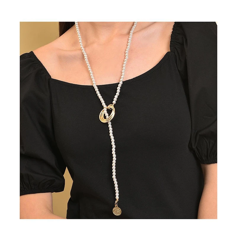 Sohi Women's Santorini Lariat Necklace