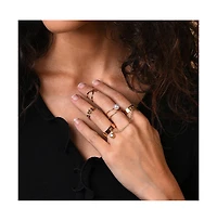 Sohi Women's Minimal Multi-Layer Ring