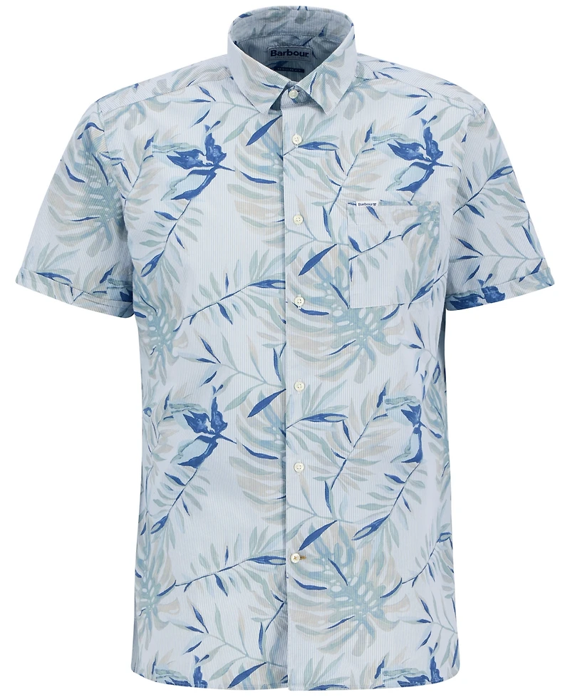 Barbour Men's Valleyfield Leaf-Print Shirt