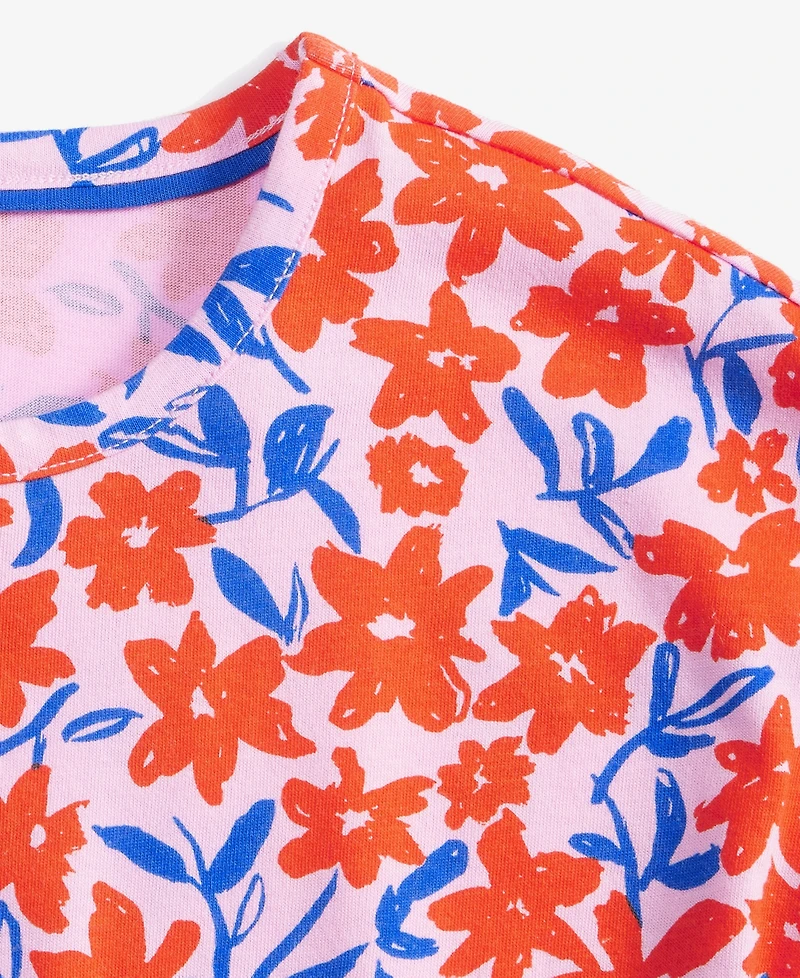 Epic Threads Little & Big Girls Floral Peplum Top, Exclusively at Macy's