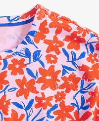 Epic Threads Little & Big Girls Floral Peplum Top, Exclusively at Macy's
