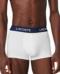 Lacoste Men's 5-Pack Regular-Fit Stretch Logo Band Trunk Underwear