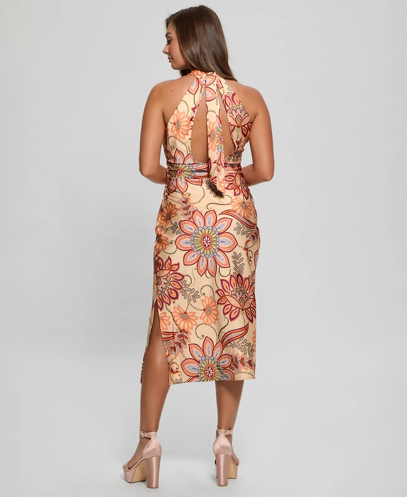 Guess Women's Marsha Sleeveless Asymmetric-Neck Dress
