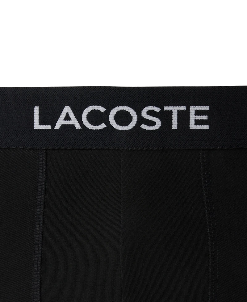 Lacoste Men's 5-Pack Regular-Fit Stretch Logo Band Boxer Briefs