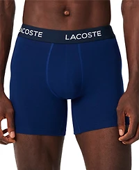Lacoste Men's 5-Pack Regular-Fit Stretch Logo Band Boxer Briefs