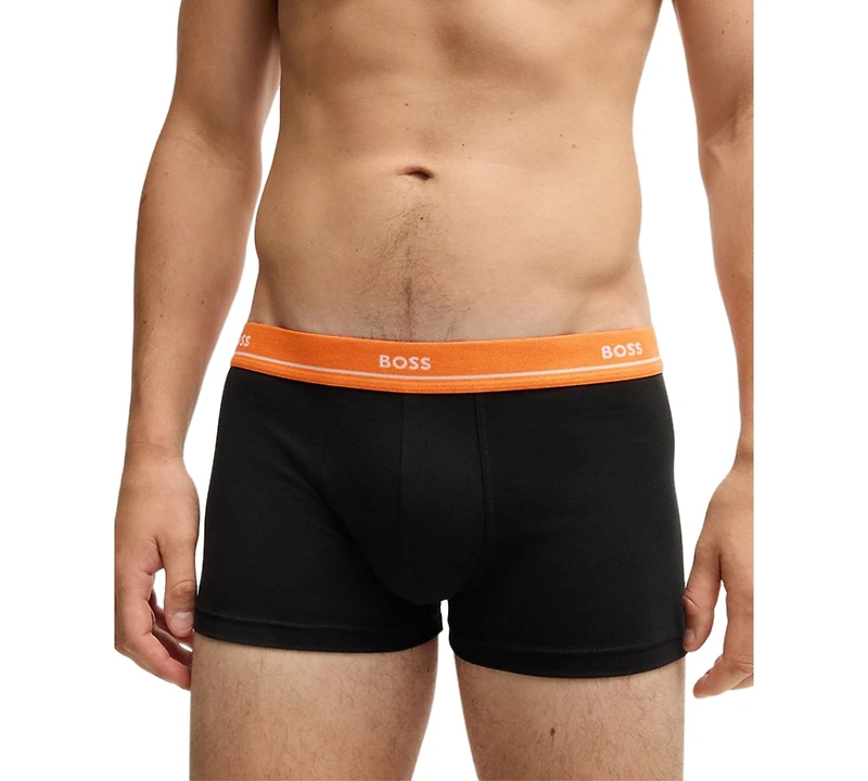 Hugo Boss Men's Essential Trunks, 5-Pack