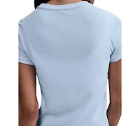 Nike Women's Graphic Cropped Slim-Fit Crewneck T-Shirt