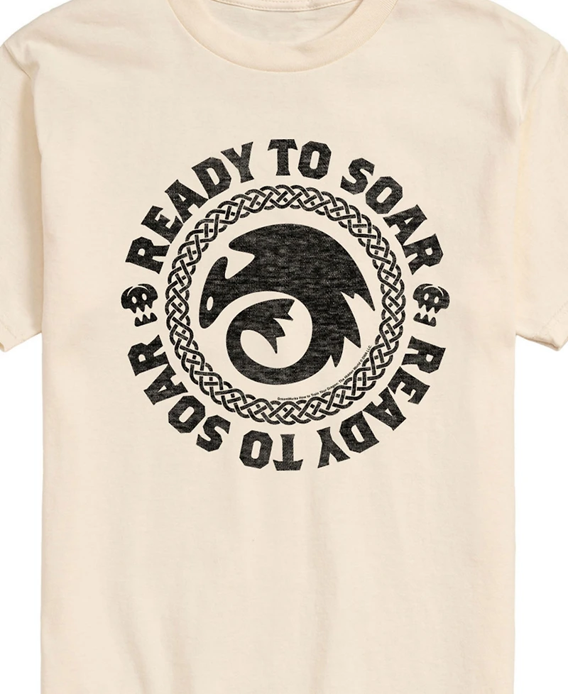Airwaves Men's How to Train Your Dragon Ready Soar Short Sleeve T-Shirt