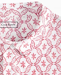Club Room Men's Ted Short Sleeve Medallion Print Polo Shirt, Exclusively at Macy's