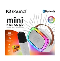 Mini Bluetooth Karaoke Portable Speaker with Wireless Mic