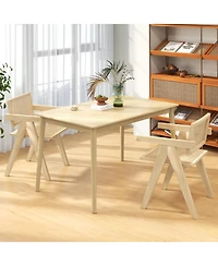 Wooden Dining Table for 4 Perfect for Kitchen or Dining Room