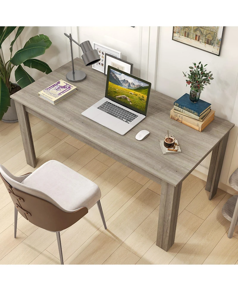 Rectangular Modern Dining Kitchen Table – Contemporary Dining Table for Kitchen or Dining Room