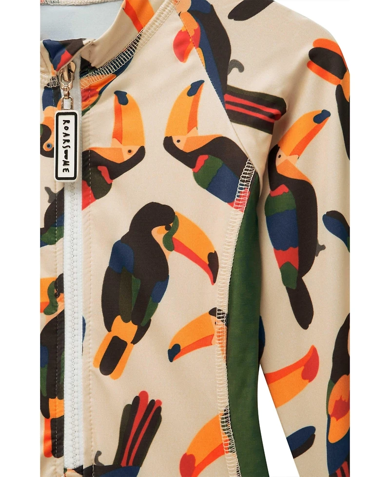 Roarsome Baby Girls Toucan Swim Suit