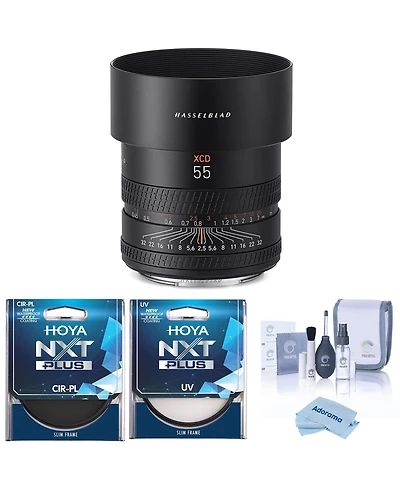 Hasselblad Xcd 55mm f/2.5 V Lens, Bundle with Hoya 72mm Uv and Cpl Filters