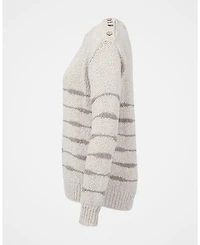 Celtic & Co. Women's Drop Stitch Breton Sweater