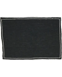Saro Lifestyle Double Line Embroidered Placemats, 14" x 20"