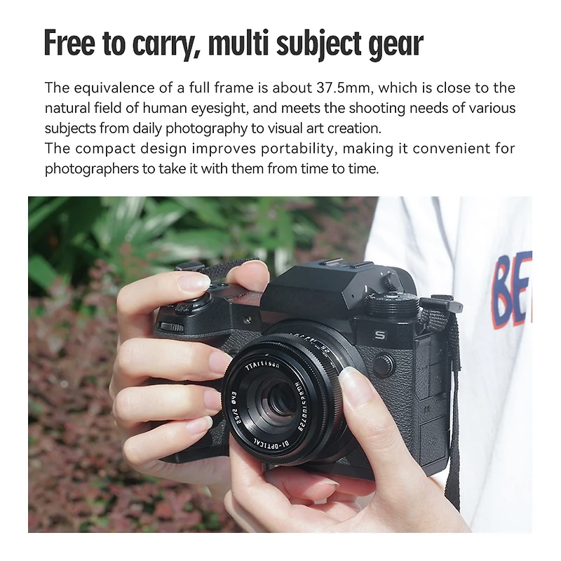 TTArtisan 25mm f/2 Lens for Fujifilm X