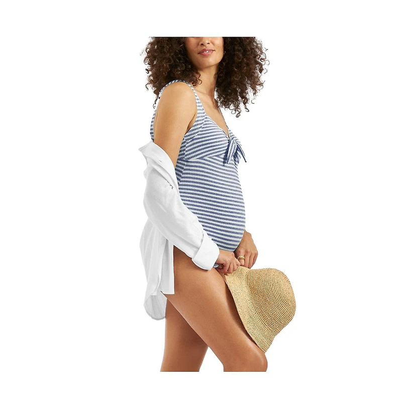 Ripe Maternity Dune Stripe One Piece