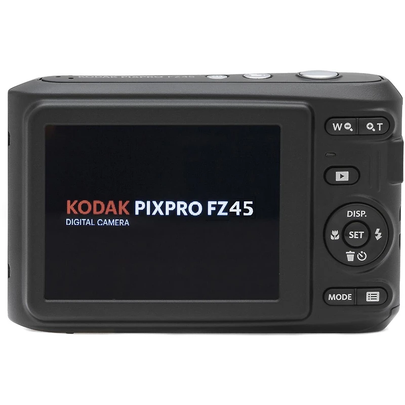 Kodak Pixpro Friendly Zoom FZ45-bk 16MP Digital Camera with 4X Optical Zoom 27mm Wide Angle and 2.7" Lcd Screen (BLack) + 4-Pack Rechargeable Aa