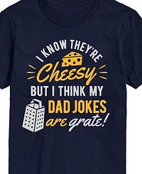 Airwaves Men's Cheesy Dad Jokes Short Sleeve T-Shirt