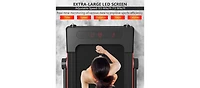 2.25 Hp 3-in-1 Folding Treadmill with Table Speaker Remote Control