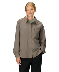 Marmot Women's Air Exchange Upf 40 Camp Collar Over Shirt