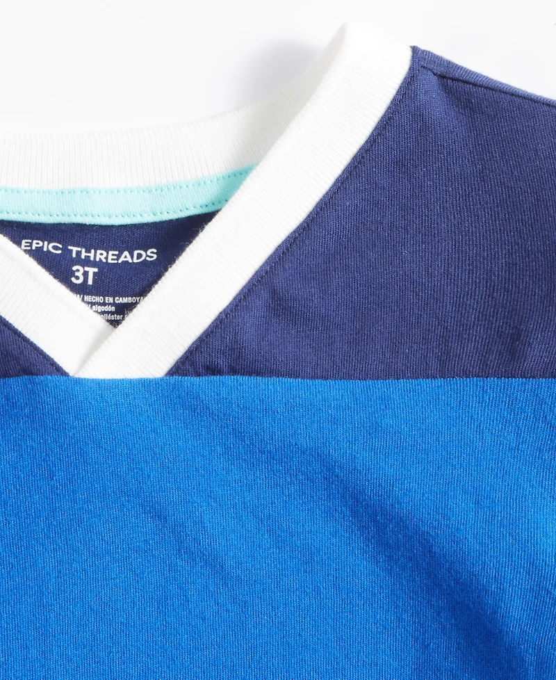 Epic Threads Toddler Boys 2T-4T Sports Colorblock T-Shirt, Exclusively at Macy's