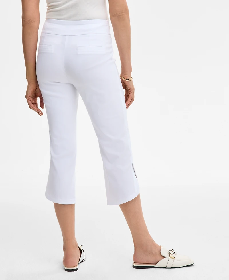Jm Collection Women's Mid-Rise Pull-On Tulip-Hem Capri Pants, Exclusively at Macy's