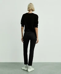 Mango Women's Claudia Slim-Fit Cropped Jeans