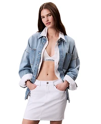 Calvin Klein Jeans Women's Denim Mini Skirt