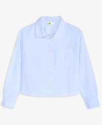 Epic Threads Little & Big Girls Cotton Seersucker Shirt, Exclusively at Macy's