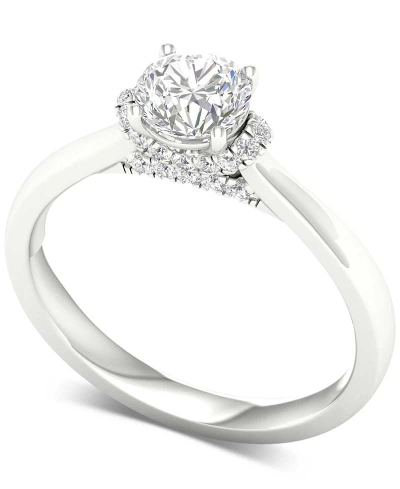 Diamond Engagement Ring (7/8 ct. t.w.) in 14k White Gold