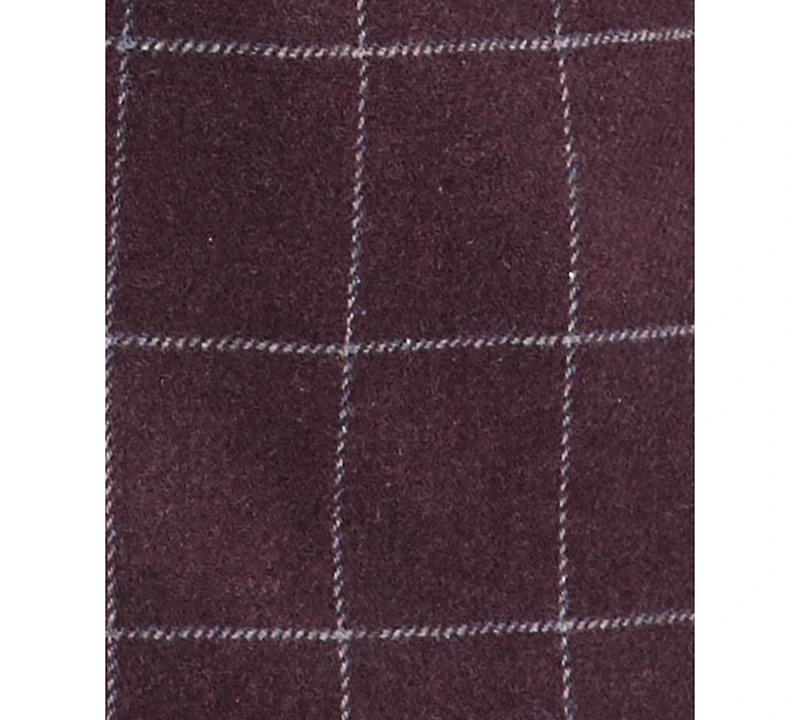 Nautica Men's Modern-Fit Wine Window Tweed Sport Coat