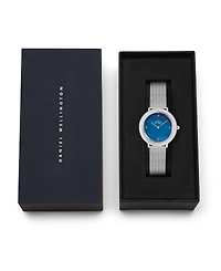 Daniel Wellington Women's Analog Silver-Tone Stainless Steel Watch, 32mm