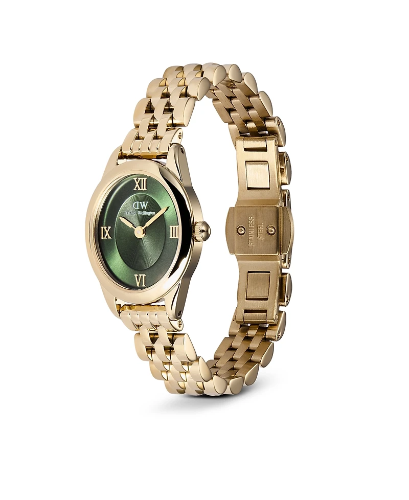 Daniel Wellington Women's Analog Gold-Tone Stainless Steel Watch, 22mm